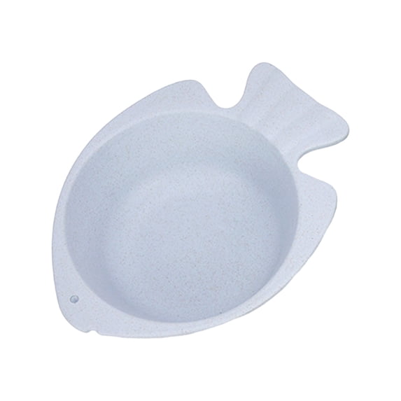 EWSFHUI Baby Bowl Tableware Wheat Straw Fish Bowl Unbreakable Cereal Bowl Boys and Girls-Friendly Retro Design Heat Resistant Easy Clean