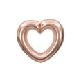 thumbnail image 1 of Nmdmisc Balloons 33" Hollow Heart Shaped Aluminum Film Balloon Valentine's Day Birthday Party Wedding Holiday Decoration Supplies Rose Gold, 1 of 6