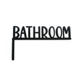 thumbnail image 1 of Nmdmisc Bath Room Funny Toilet Door Sign Wooden Funny Bathroom Decor For Home Black Restroom Sign Funny Door Topper Decor Funny Bathroom Signs House Decor Sign,11.8"x6.3", 1 of 7