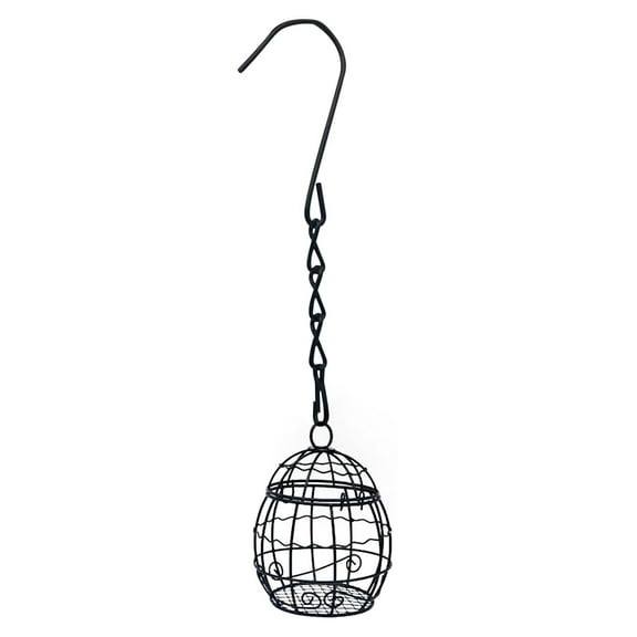 Nmdmisc Bird Feeder,Suet Ball Feeders for Outside Hanging,Metal Hanging Bird Feeder with Hooks,Fat Ball Bird Feeder Suet Feeder for Wild Birds Outdoor Garden