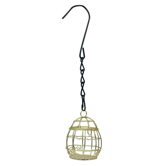 Nmdmisc Bird Feeder,Suet Ball Feeders for Outside Hanging,Metal Hanging Bird Feeder with Hooks,Fat Ball Bird Feeder Suet Feeder for Wild Birds Outdoor Garden