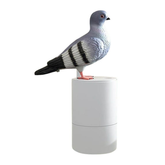 Nmdmisc Bird of Peace Foam Soap Dispenser - Funny Pigeon Poop Induction Hand Washer Automatic Soap Dispenser,Touchless Soap Dispenser for Kitchen & Bathroom (Gray)