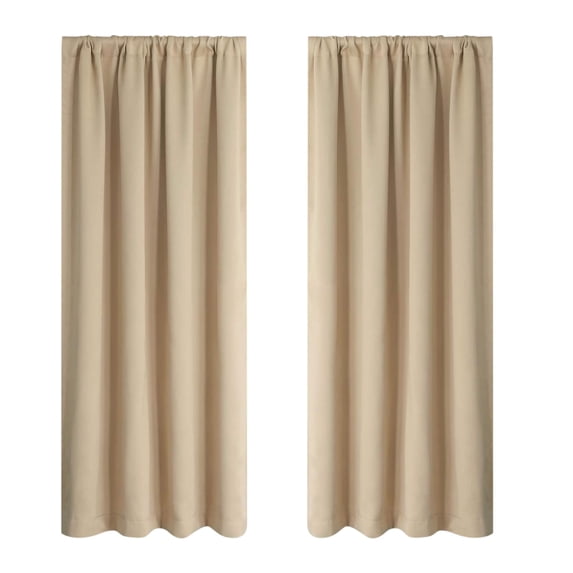 EWSFHUI Blackout Curtains, Thermal Insulated, for Bedroom and Living Room Curtains, Rod Pocket Curtain Panels, 38x54 Inch, 1Pcs