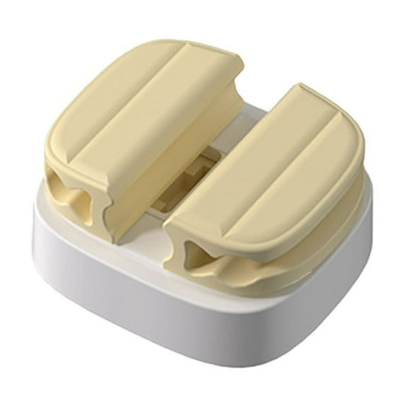 Nmdmisc Cable Spring Holder Clips Self Adhesive Cord Holder Under Desk Cable Management for Home,Office,Car,Desk,Nightstand -Yellow