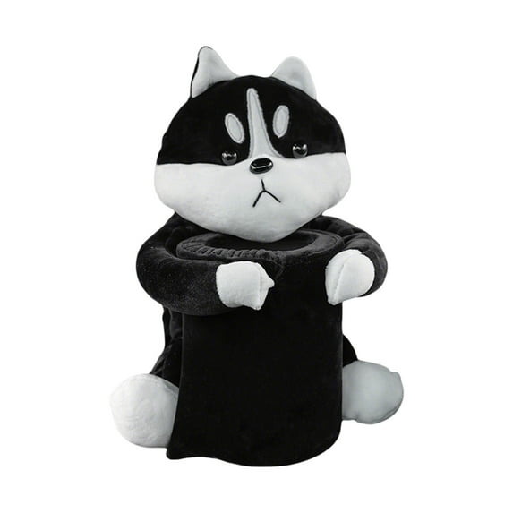 Nmdmisc Car Organizer Trash Can - Garbage Bin & Tissue Holder,Animal Trash Bin | Multifunctional Console and Seat Organizer,Cute Tissue Box,Convenient for Vehicles,SUVs,Cars,and Trucks -Black