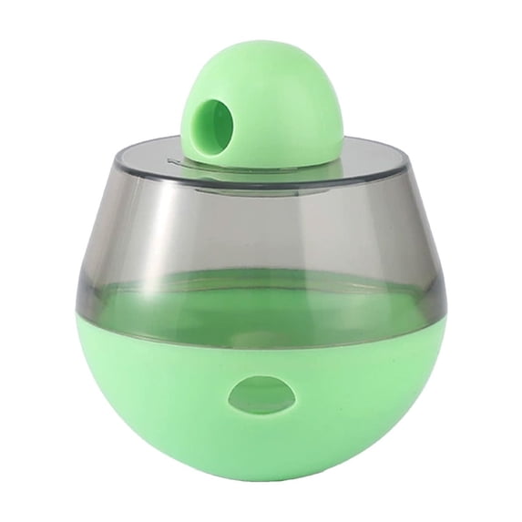 Nmdmisc Cat Treat Puzzle Toy,Auto-Balancing Pet Food Dispenser - Brain Stimulating - Slow Feeder - Boredom Relief Kitten Toys,Interactive Training,Toy for Indoor Bored Cats