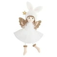 thumbnail image 1 of Nmdmisc Christmas Angel Ornaments,Rabbit Hanging Ornaments,Angel Wings Christmas Ornaments Christmas Angel Plush Doll Ornaments for Home Festival Christmas Party(White), 1 of 9
