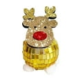 thumbnail image 1 of Nmdmisc Christmas Day Party Mirror Disco Ball Ornaments,Elk Antler Christmas Ball Christmas Tree Ornament Pendant (1.5*1.5*2.7 in,Gold), 1 of 3