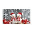 thumbnail image 1 of Nmdmisc Christmas Garage Door Banner Decoration Large Snowman Christmas Garage Cover Holiday Garage Door Cover Large Snowman Snowflake Backdrop for Indoor Outdoor Decoration (6.5x4.9 ft), 1 of 6