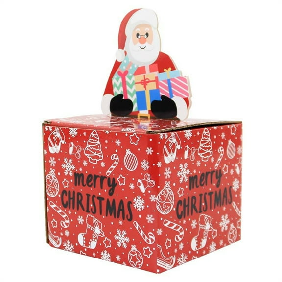 Nmdmisc Christmas Money Box for Cash Gift Pull, Money Pull Gift Box, Surprise Money Holder Cash Gift Boxes, A Fun Way to Give Cash for Women Men Girls Boys Mom Dad Friend (Red)