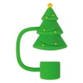 thumbnail image 1 of Nmdmisc Christmas Straw Covers Caps for Tumblers,10mm 0.4" Dustproof Straw Toppers for Cups 30 40 Oz, Cup Topper Accessories,Straw Tips Lid,Party Decor,Gift (D), 1 of 5
