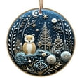 thumbnail image 1 of Nmdmisc Christmas Tree Decorations Christmas Hanging Ornament Christmas Tree Round Decoration Christmas Tree Hanging Pendants for Family Colleagues Friend,3.15", 1 of 7
