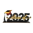 thumbnail image 1 of Nmdmisc Class of 2025 Wooden Sign Graduation Party Decorations Graduation Season Wooden Tabletop Holiday Decorative Ornament Graduation Season Gift, 1 of 4