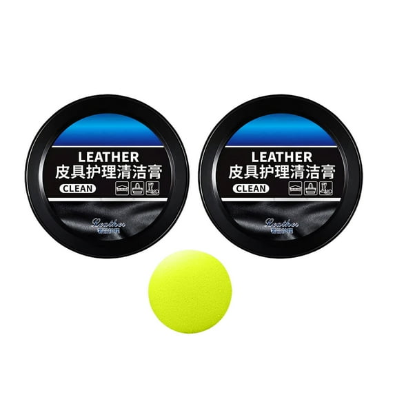 Nmdmisc Cleaning and Care Cream & Cleaning Paste for Leather Care,Multi-Purpose Leather Cleaner for Automotive Interiors,Leather Cleaning & Conditioning Cream,Leather Care Paste (2Pcs)