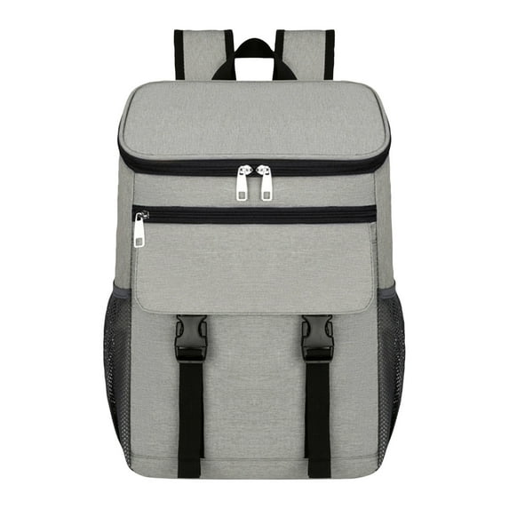 Nmdmisc Cooler Backpack Soft Insulated Leak Proof 30 Cans Insulated Backpack Cooler Portable Picnic Camping Beach Hiking BBQ Lunch Backpack for Men and Women (Gray)