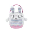 thumbnail image 1 of Nmdmisc Easter Bunny Basket Easter Egg Buckets with Long Ear Embroidered Rabbit Tote Bags Candy Gift Bags Easter Decorations Baskets for Kids Boys Girls (Pink), 1 of 7