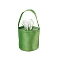 thumbnail image 1 of Nmdmisc Easter Bunny Baskets Easter Egg Hunt Bags Easter Candy Carry Bucket Storage Gift Tote Bags with Handles for Kids Easter Party Hunting Eggs -Green, 1 of 6