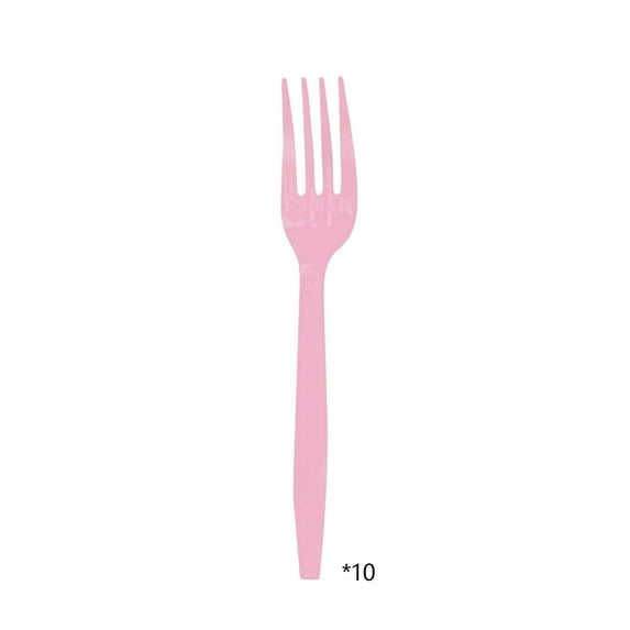 Nmdmisc Easter Disposable Knife Fork Spoon Tissue Disposable Tableware Set Suitable For Easter Table Decorations And Party Supplies (10Pcs Fork)