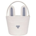 thumbnail image 1 of Nmdmisc Easter Gift Basket Empty with Gift Bags and Ribbons, Easter Bunny Basket, Small Woven Rope Storage Bins for Organizing, 1 of 2