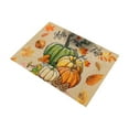 thumbnail image 1 of Nmdmisc Fall Placemats,Hello Fall Pumpkin Maple Leaves Gnomes Placemats Dining Table 12 x 18 Inch Seasonal Autumn Harvest Holiday Rustic Vintage Thanksgiving Table Mats, 1 of 6