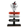 thumbnail image 1 of Nmdmisc Halloween Desktop Decorations - Wooden Pumpkin Letters, Tree Ghost Stand,Spooky Ghost,Skull (Halloween-Oriented Wooden Ornament Spooky), 1 of 6