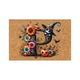 thumbnail image 1 of Nmdmisc Halloween Door Mat 24"x16" Monogram Pumpkin Face Welcome Mat for Indoor Outdoor Entrance Halloween Decorative Initial Letter Doormat Floor Mat Halloween Decorations, 1 of 1