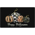thumbnail image 1 of Nmdmisc Halloween Door Mat, Pumpkin Black Cat Happy Halloween Mats and Rugs Non Skid Washable for Kitchen Home Decor,Halloween Decorations (23.6*15.7in), 1 of 6
