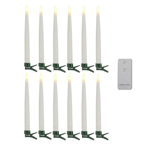 Nmdmisc Halloween Floating Electronic Candle Light 12Pc Electronic Candle Light Remote Control Decoration Ornament Light