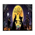 thumbnail image 1 of EWSFHUI Halloween Garage Door Decorations,95.7"x85.8" Halloween Garage Door Cover Banner Backdrop Wall Background Halloween Party Decorations for Home Outdoor Wall Door Halloween Decoration, 1 of 1