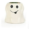 thumbnail image 1 of Nmdmisc Halloween Ghost Planter,Ceramic Ghost Pots with Drainage Holes,Unique Cute Ceramic Flower Pot with Face,Funny Horror Halloween Succulents Potted Plants,for Succulents,Flower and Plants, 1 of 4