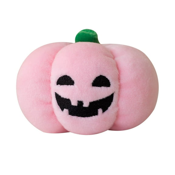 Nmdmisc Halloween Gift Night Light Pumpkin Plush Toy Funny Keychain Female Exquisite Backpack Pendant Car Key Pendant