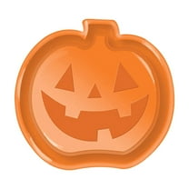 Nmdmisc Halloween Party Serving Trays, Plastic Dessert Pumpkin Ghost Bat Candy Snack Plates, Halloween Tableware Party Supplies,Serving Platters Farmhouse Trays for Halloween Party Decor