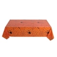 thumbnail image 1 of Nmdmisc Halloween Spiderweb Tablecloth Rectangular Plastic Spider Web Table Cloth Large Size Table Covers for Home Decor Halloween Party Decorations 54"x108" (Orange), 1 of 5