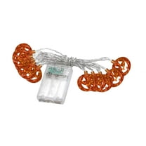 Nmdmisc Halloween String Lights,6.56ft 10 LEDs Pumpkin String Lights Battery Operated, Halloween Lights for Window Indoor Outdoor Decor Halloween Party Decorations