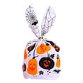 thumbnail image 1 of Nmdmisc Halloween Treat Candy Bags,50PCS Rabbit Ears Goodie Bags,4 Designs Halloween Small Plastic Candies Bags,Halloween Snack Bags for Halloween Party Supplies Favors, 1 of 5