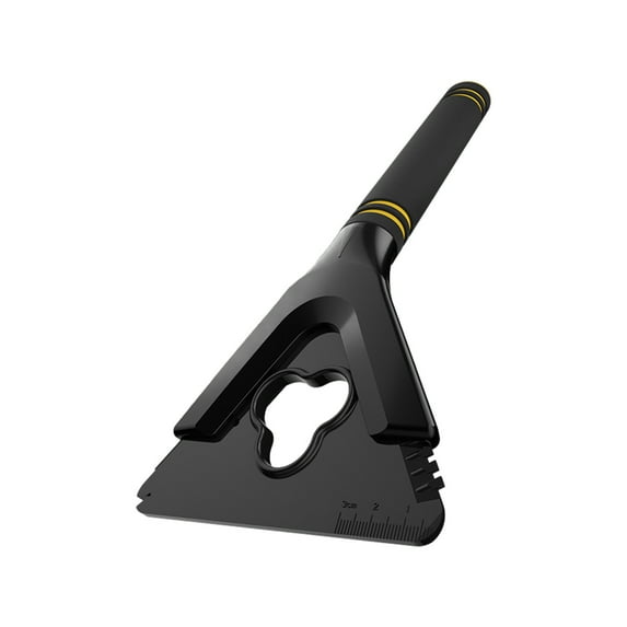 Nmdmisc Ice Scraper for Car Windshield,Scratch Free Snow Shovel to Remove Snow,Frost,and Ice,Window Snow Remover Tool with Foam Handle for Car SUV and Small Truck (Black)