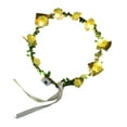 thumbnail image 1 of Nmdmisc LED Flower Headband Crown,Flower Wreath Headband Luminous,Light up Headband LED Hair Accessories Crown Luminous Head Band (Yellow), 1 of 6