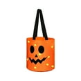 thumbnail image 1 of Nmdmisc LED Light Halloween Bags Pumpkin Bucket Light up Halloween Bags with Pumpkin Smile Face Reusable Bucket for Kids Halloween Supplies Favors (12 * 10 inches), 1 of 7