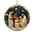 thumbnail image 1 of Nmdmisc Nativity Ornaments for Christmas Tree - 3.15" Catholic Christian Christmas Ornaments,Xmas Tree Birth of Jesus Hanging Religious Decorations,Jesus Nativity Scene Gifts (A), 1 of 8