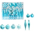 thumbnail image 1 of Nmdmisc Painted Ball Electroplated Christmas Balls, Irregular Shape Balls, Box Set, Christmas Tree Ornaments, Colored Christmas Decorations, Plastic Balls (Blue), 1 of 9