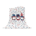thumbnail image 1 of Nmdmisc Patriotic Stars Blanket 4th of July Blanket Fleece Soft Lightweight Bed Blanket Fireworks USA Flag Flannel Blanket for Independence Day Gifts Memorial Day 27.5" x 39.3", 1 of 6