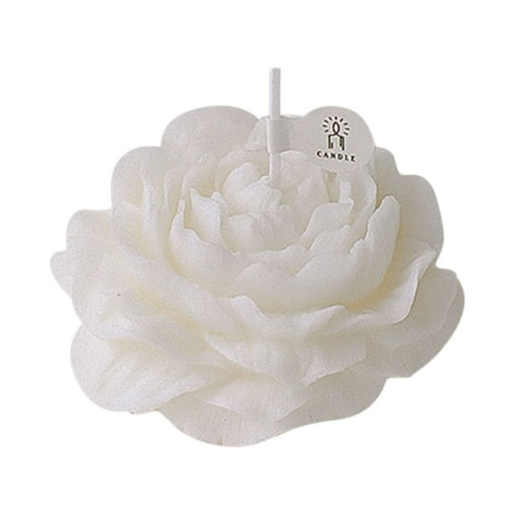 Nmdmisc Peony Flower Shape Aromatherapy Candle - Single-Wick Aromatherapy Candle for Mother's Day Gift Natural Soy Scented Candles Stress Relief and Relax for Women Festive Gifts