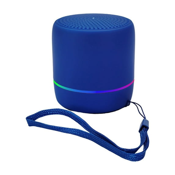 Nmdmisc Portable Bluetooth Speaker,HD Stereo Sound Small Speaker,Wireless Bluetooth 5.2 Outdoor Speaker,Mini Speakers with Colorful Light for Hiking,Biking,Car (Blue)