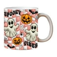 thumbnail image 1 of Nmdmisc Pumpkin Coffee Cup With Ghost, Halloween Coffee Mug, Halloween Ceramic Coffee Mug, Halloween Tumbler Cup, Perfect and Best Gifts for Coffee Lover (E), 1 of 5
