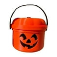 thumbnail image 1 of Nmdmisc Pumpkin Mini Bucket,Halloween Pumpkin Candy Bucket,Miniature Halloween Buckets with Removable Lid and Handle,for Halloween Decor,Halloween Themed Party Decorations, 1 of 3