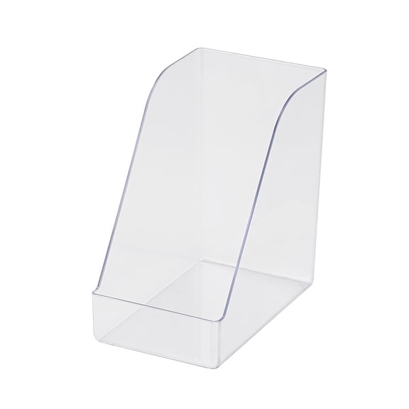 Aihimol Rectangular Plastic Desk Organizer, Magazine Rack, Clear