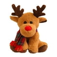 thumbnail image 1 of Nmdmisc Reindeer Stuffed Plush Toy, 11.8" Christmas Elk Stuffed Animal Toys Animal Stuffed Plush Dolls Christmas Party Birthday for Kids Children ((Sitting Position-B), 1 of 5