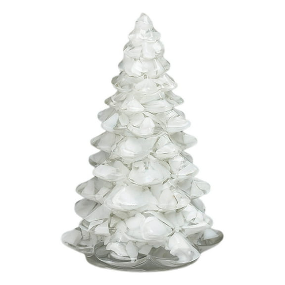 Nmdmisc Resin Christmas Tree Figurine,Christmas Desktop Ornaments,DIY Christmas Ornaments Home Wedding Party Background Decoration Gift Christmas Tree