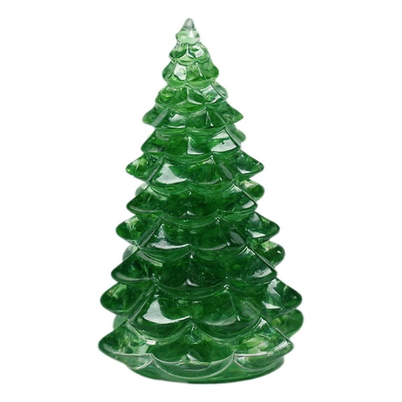 Nmdmisc Resin Christmas Tree Figurine,Christmas Desktop Ornaments,DIY Christmas Ornaments Home Wedding Party Background Decoration Gift Christmas Tree