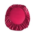 thumbnail image 1 of Nmdmisc Satin Fitted Sheet,Silky Soft Fitted Bottom Sheet,Wrinkle Free,Fade Resistant,Deep Pocket Bed Sheet,60" * 80" (Deep Up to 14",Red), 1 of 6